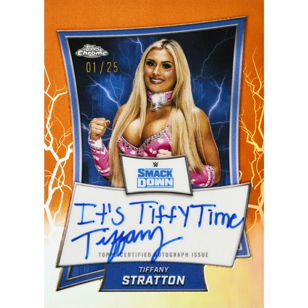 2025 Topps Chrome WWE Blaster Box